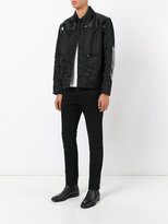 Thumbnail for your product : Givenchy faux leather-panelled jacket