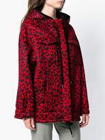 Thumbnail for your product : No.21 leopard-print neoprene parka