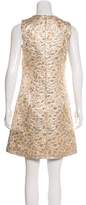 Thumbnail for your product : Dolce & Gabbana Matelassé Floral Dress