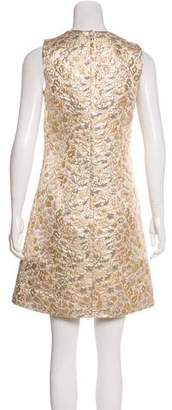 Dolce & Gabbana Matelassé Floral Dress