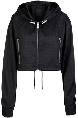 Givenchy Grey Monogram Zip-up Jacket