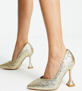 Wide Fit Gold Shoes | ShopStyle AU