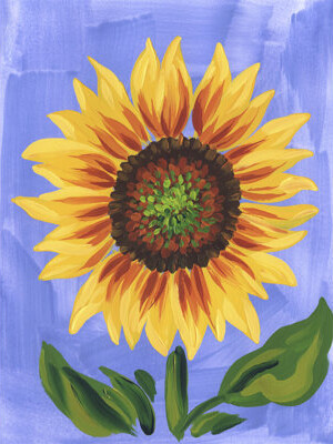 Sunflower by Julie Marriott - Painting