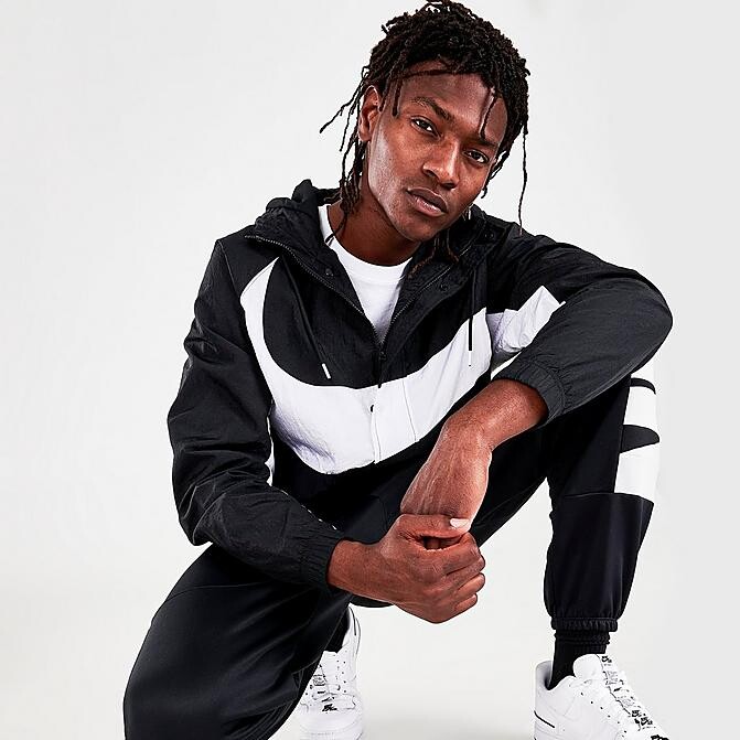 Nike Men's Sportswear Swoosh Woven Lined Jacket - ShopStyle Boys' Outerwear