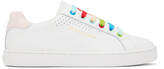 Thumbnail for your product : Palm Angels Kids White & Pink Palm 1 Sneakers