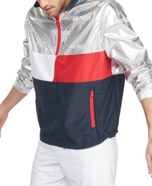 Tommy Hilfiger Men's Jasper Quarter-Zip Colorblocked Sport Jacket -  ShopStyle