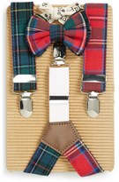Thumbnail for your product : Mud Pie Bow Tie & Suspenders (Baby)