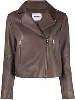 Thumbnail for your product : S.W.O.R.D 6.6.44 Cropped Biker Jacket