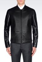 Thumbnail for your product : Armani Collezioni Blouson In 3d Effect Lambskin