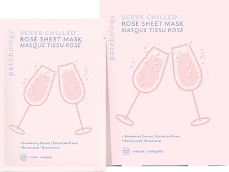 Patchology Serve Chilled 4-Piece Rosé Sheet Mask Set