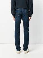 Thumbnail for your product : Armani Jeans stonewashed slim-fit jeans