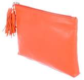 Thumbnail for your product : Loeffler Randall Leather Zip Pouch w/ Tags