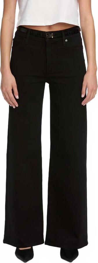 Frame Le Slim Palazzo Jean In Black