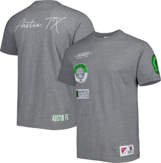 Men's Mitchell & Ness Navy Houston Astros Cooperstown Collection Wordmark  Slub Long Sleeve T-Shirt