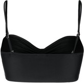 Thumbnail for your product : Ganni Ruched Bikini Top