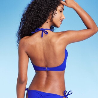 Women's Longline Square Neck Bralette Bikini Top - Shade & Shore™ : Target