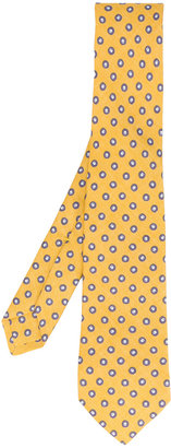 Kiton dot print tie