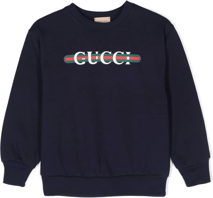 Gucci Children Logo-Print Cotton Sweatshirt