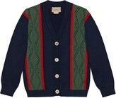 Thumbnail for your product : Gucci Children's cotton cardigan with GG