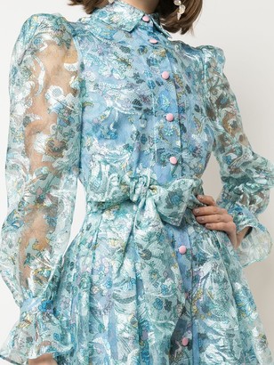 Olivia Rubin Floral Sheer Dress