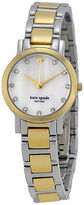 Thumbnail for your product : Kate Spade Gramercy Mini Mother of Pearl Dial Two-tone Ladies Watch 1YRU0147