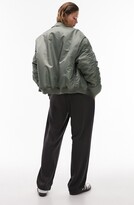 Thumbnail for your product : Topshop Reversible Bomber Jacket