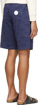 Thumbnail for your product : Kenzo Navy Embossed Logo Shorts