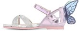 Thumbnail for your product : Sophia Webster Chiara Metallic Leather Sandals