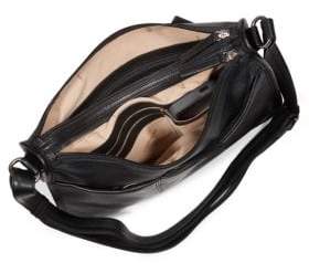 Derek Alexander Multi-Pocket Leather Shoulder Bag
