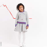 Thumbnail for your product : Jean Bourget Embroidered sweatshirt dress