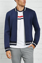 Thumbnail for your product : Forever 21 FOREVER 21+ Scuba Knit Varsity Jacket