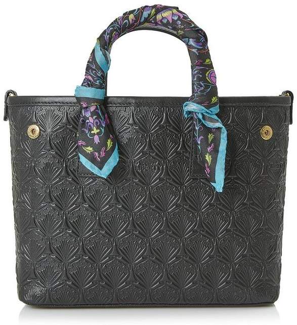 Liberty London Mini Marlborough CrossBody Tote Bag In Embossed Leather