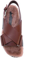 Thumbnail for your product : Marni fluffy insole sandals