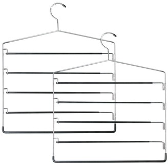 Honey-Can-Do 2-Pc. 5-tier Swinging Arm Pant Rack