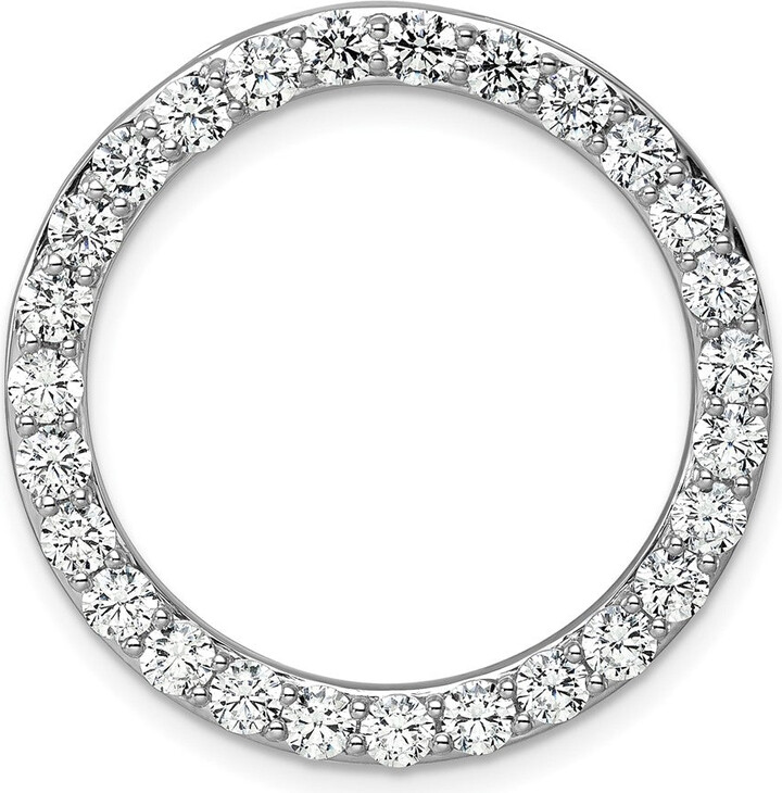 Diamond2Deal 14k Gold Lab Grown Diamond Pendant (3ct VS G-H)