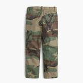 Thumbnail for your product : J.Crew Boys' camo pant in slim fit