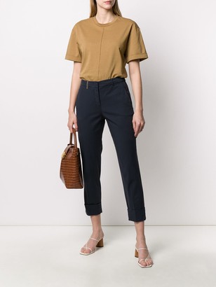 Peserico Slim-Fit Cropped Trousers
