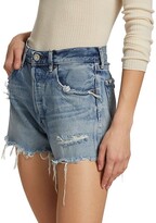 Thumbnail for your product : Moussy Vintage Packard Distressed Denim Shorts