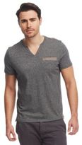 Thumbnail for your product : Kenneth Cole NEW YORK Split Neck Pocket T-Shirt