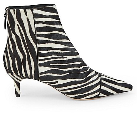 zebra print booties
