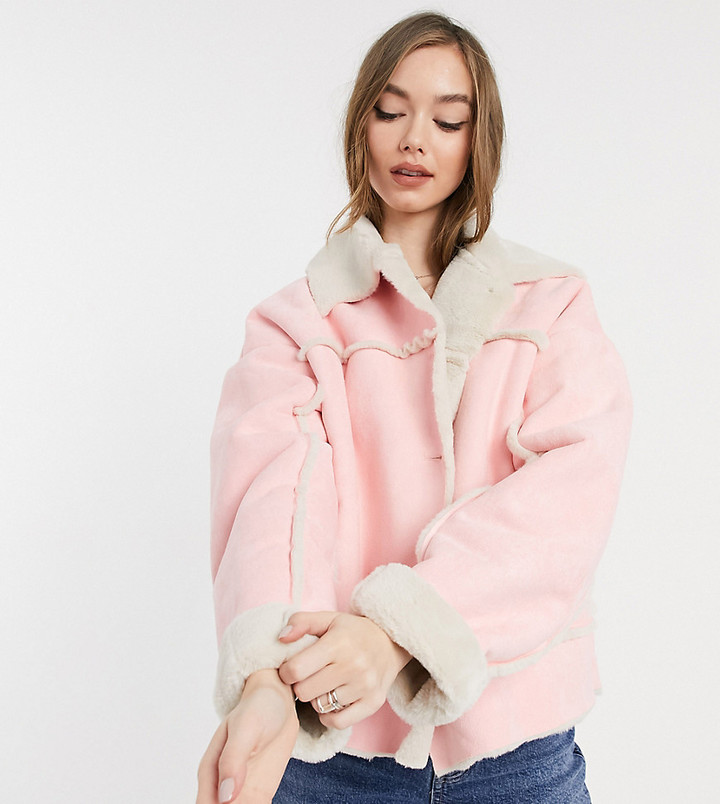 pink retro jacket