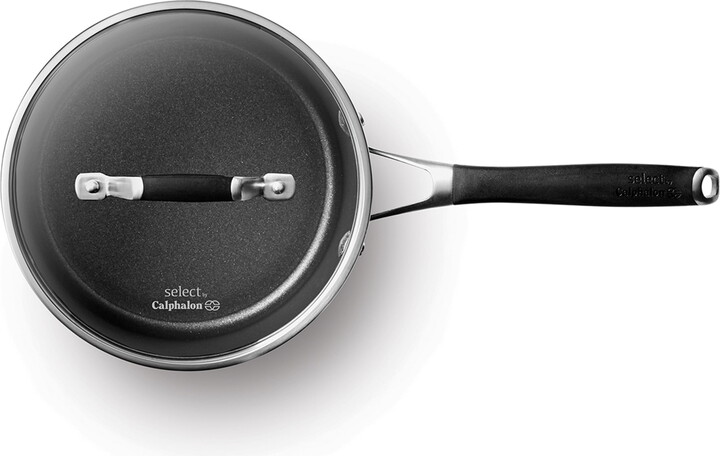 Select by Calphalon AquaShield Nonstick 3.5-Quart Sauce Pan with Lid