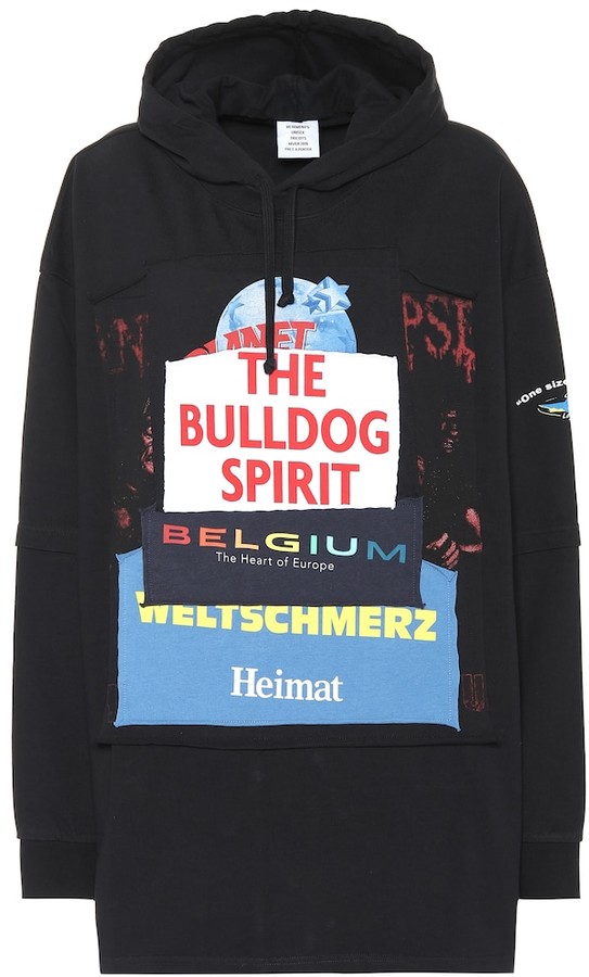 Vetements Oversized cotton hoodie