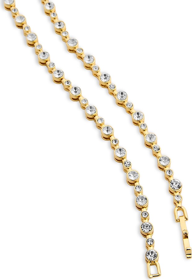 BaubleBar Multicolor Bezel Tennis Necklace 17