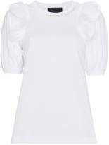 Thumbnail for your product : Simone Rocha Embellished Scallop Sleeve T-Shirt
