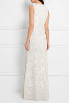 Thumbnail for your product : Needle & Thread Embellished Chiffon Gown - Ivory