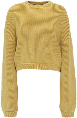 alexanderwang.t Ribbed Cotton-blend Sweater