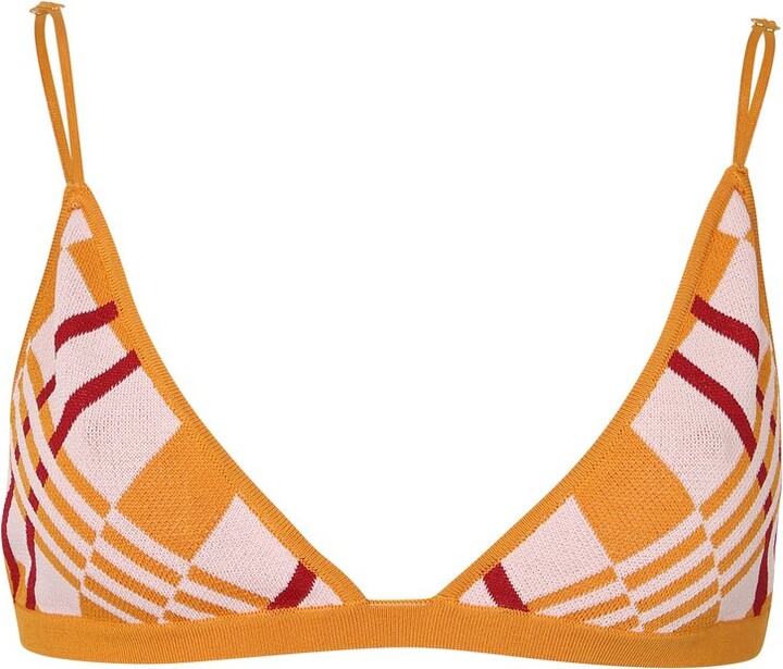 Dodo Bar Or Patterned Triangle Bra
