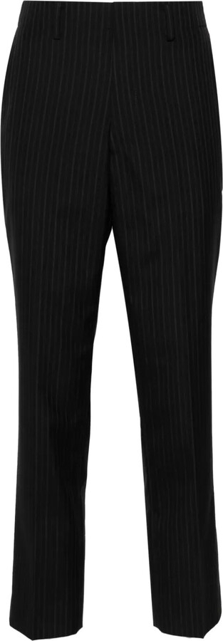 Junya Watanabe Pinstripe Slim-Cut Tailored Trousers