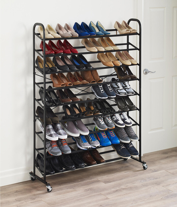 NeatFreak Rolling 9 Tier Mega Shoe Tower